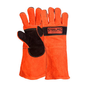 Guante Soldador Naranja KEVLAR Reforzado